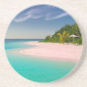 Aquamarine Ocean Tropical Beach Scenic コースター (正面)