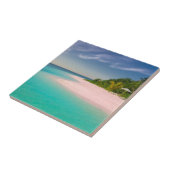 Aquamarine Ocean Tropical Beach Scenic タイル (側面)