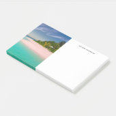 Aquamarine Ocean Tropical Beach Scenic ポストイット (アングル)