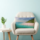 Aquamarine Ocean Tropical Beach Scenic ランバークッション (椅子)