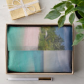 Aquamarine Ocean Tropical Beach Scenic 薄葉紙 (ギフト)