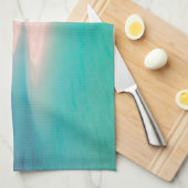 Aquamarine Ocean Tropical Beach Scenic Photo キッチンタオル (四つ折り)