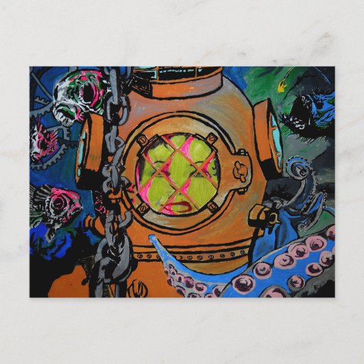 「Aquanautの懸命時間」ポストカード ポストカード (正面)