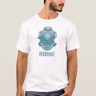Aquanautの潜水鐘のヘルメット Tシャツ