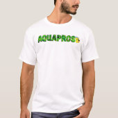AQUAPROSの葉のロゴ Tシャツ (正面)