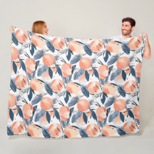 Aquarell Pfirsich Pattern Design