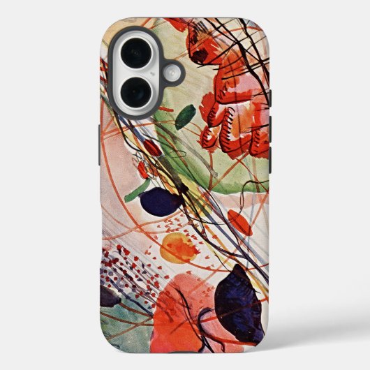 Aquarell Symphony:抽象芸術アートiPhoneケース Case-Mate iPhoneケース (裏面)