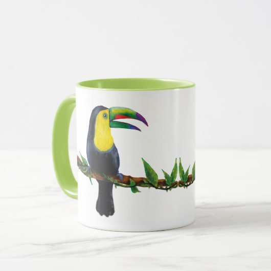 Aquarell Tucan マグカップ (正面左)