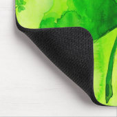 Aquarelleのクローバーのmousepad マウスパッド (コーナー)