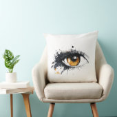 👁️ Aquarelle de l'Œil Mystérieux 🎨 クッション (椅子)