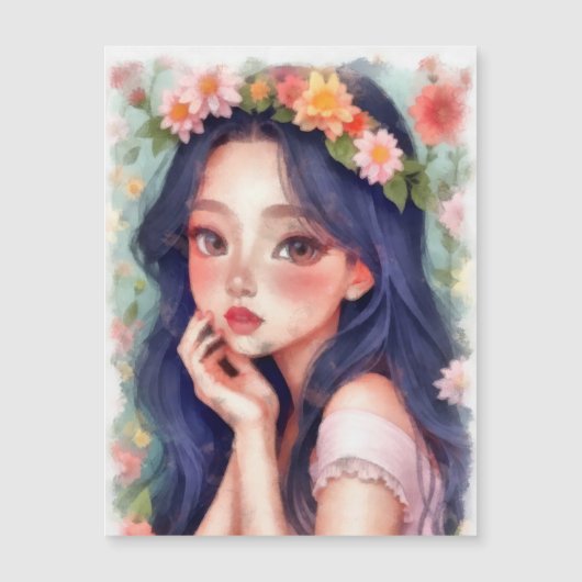 Aquarelle, jeune fille (正面)