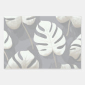 Aquarelle Monstera ラッピングペーパーシート (正面)