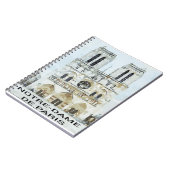 Aquarelle Notre-Dame de Paris ノートブック (左側)
