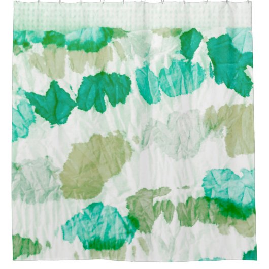 Aquarelle Texture. Splash. Abstract Splash. Tie Dy シャワーカーテン (正面)
