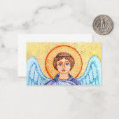 Aquarellzeichnung eines Engels. ノートカード (正面/裏面インサイチュ)