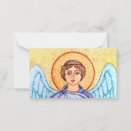 Aquarellzeichnung eines Engels. ノートカード