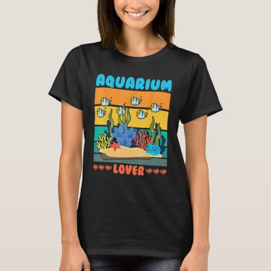 Aquarium Aquascaping Aquascaper Aquarium Fish Kee Tシャツ (正面)