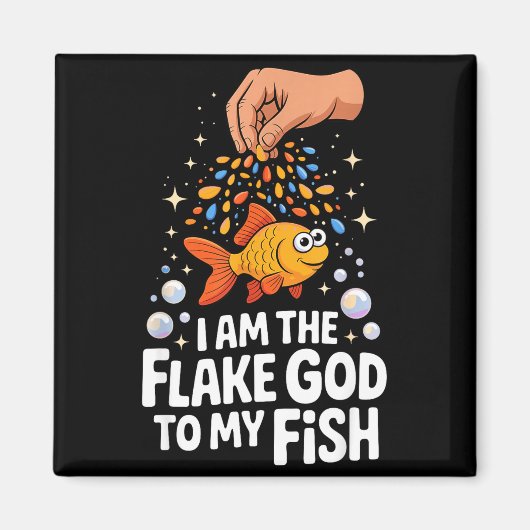 Aquarium Art For Men Women Fish Lover Fiank Enthus マグネット (正面)