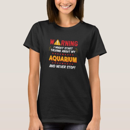 Aquarium Fish Collector Joke Graphic Tシャツ (正面)