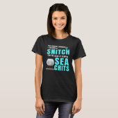 AQUARIUM OWNERS NEVER SNITCH for Fishes Tank Hobby Tシャツ (正面フル)