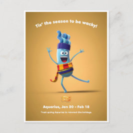 Aquariusのクリスマスポストカード ポストカード