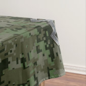 Aquariusサインオンオリーブグリーンデジタル迷彩柄 テーブルクロス (インサイチュ)