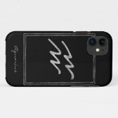 Aquariusハンマー銀スタイル星占い〔占星術の〕十二宮図 Case-Mate iPhoneケース (裏面(横))