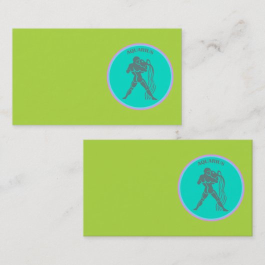 Aquarius名刺 名刺 (正面/裏面)