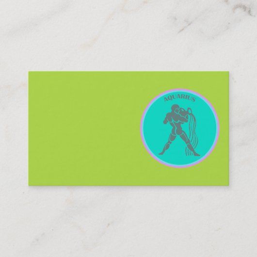 Aquarius名刺 名刺 (正面)
