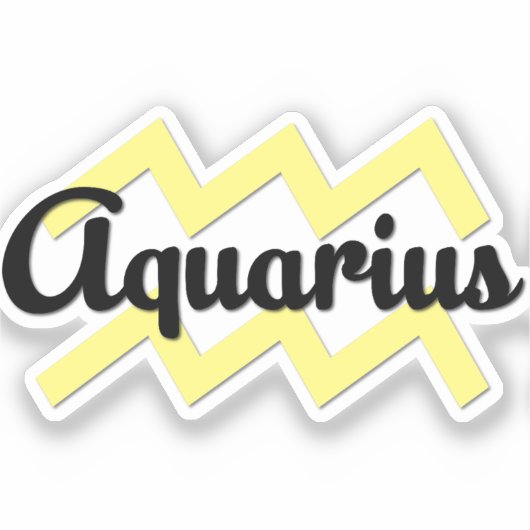 Aquarius シール (正面)