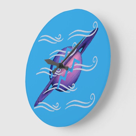 Aquarius ラージ壁時計 (傾斜)