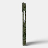 Aquarius〔占星術の〕十二宮図シンボルGreen Digital Camouflage Case-Mate iPhoneケース (裏面 / 左)