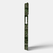 Aquarius〔占星術の〕十二宮図シンボルGreen Digital Camouflage Case-Mate iPhoneケース (裏面 / 右)