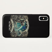 Aquarius "無限ビジョン" iPhoneケース Case-Mate iPhoneケース (裏面(横))