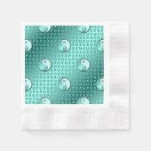 Aquarius 縁ありカクテルナプキン (正面)