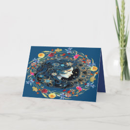 Aquarius 1/20～2/18の誕生日カード サンキューカード