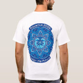 Aquarius 2026 Zodiac Mandala | Futuristic Astrolog Tシャツ (裏面)