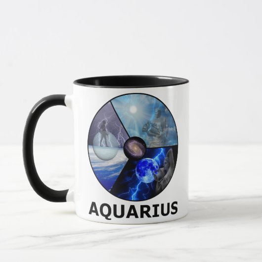 Aquarius - Astrology Mug マグカップ (左)