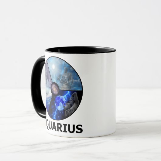 Aquarius - Astrology Mug マグカップ (正面左)