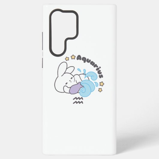Aquarius Aura: Bunny's Water Dance Samsung Galaxyケース (裏面)