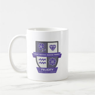 Aquarius Birthday Crest™ for February 1-18 Mug コーヒーマグカップ