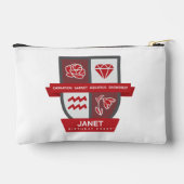 Aquarius Birthday Crest™ for January 20-31 アクセサリーポーチ (裏面)