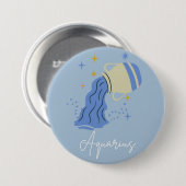 Aquarius button badge 缶バッジ (正面&裏面)