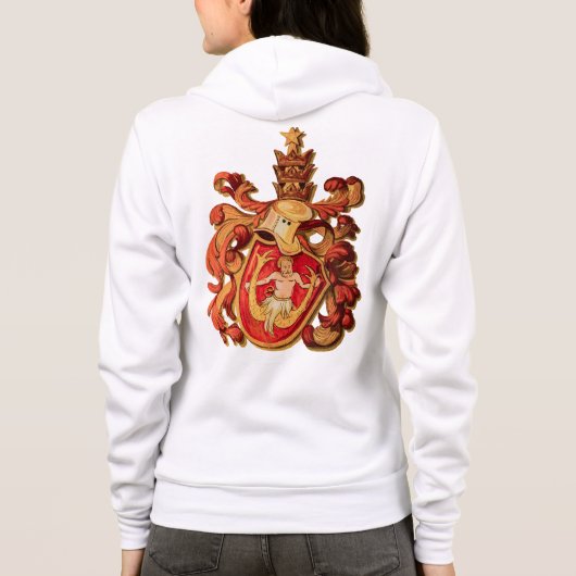 Aquarius Coat of Arms Hoodie Jacket パーカ (裏面)