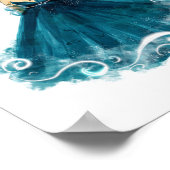 Aquarius Constellation Poster, Minimalist Zodiac  ポスター (角)