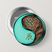 Aquarius & Earth Dragon 缶バッジ (正面&裏面)