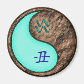 Aquarius & Earth Ox マグネット (正面)