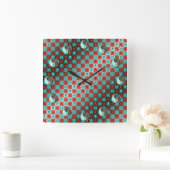 Aquarius & Earth Tiger スクエア壁時計 (ホーム)