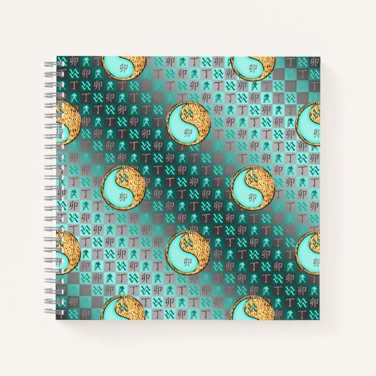 Aquarius & Fire Rabbit ノートブック (正面)