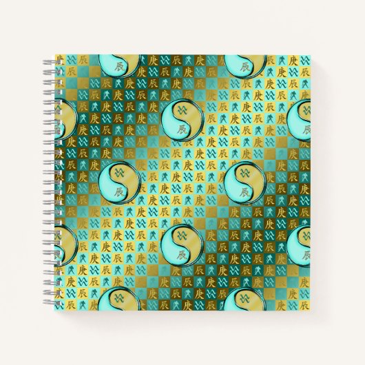 Aquarius & Metal Dragon ノートブック (正面)